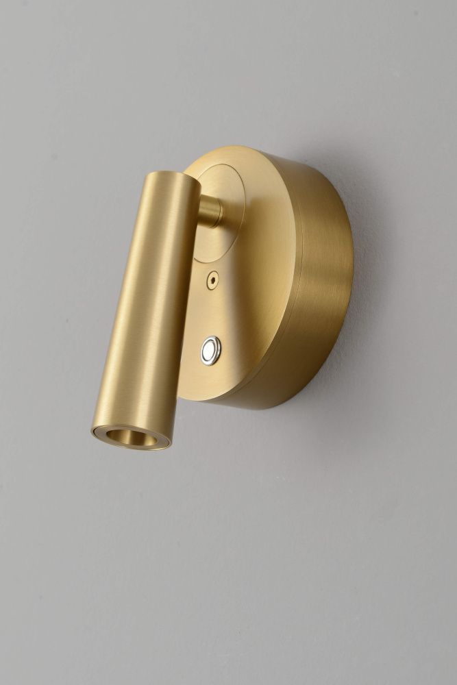 Бра 10 см, 3W, 3000K, Crystal Lux CLT 233W GO, золото