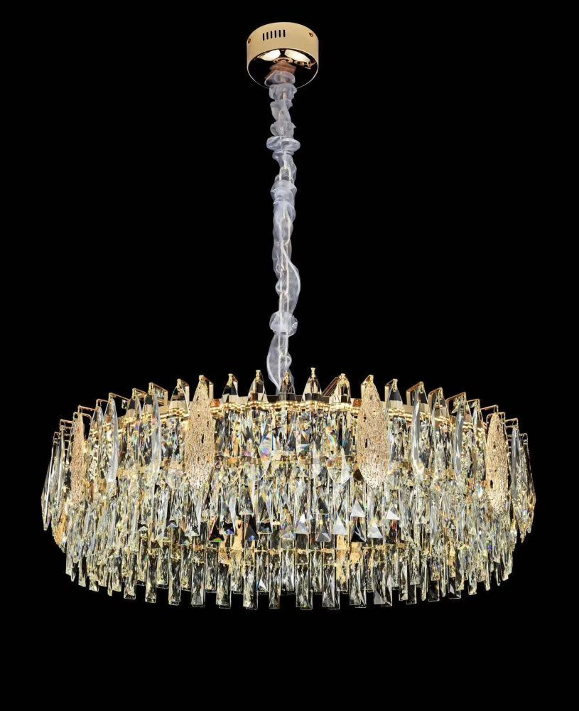 Люстра D919-800, D800 / H270 LED, 120W, 3000/4000/6000K, Alva Donna, Золото