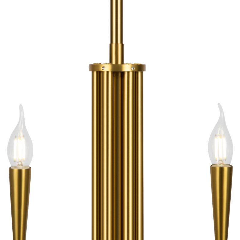 Светильник 79 см, Freya Branches FR5253PL-08BS, латунь