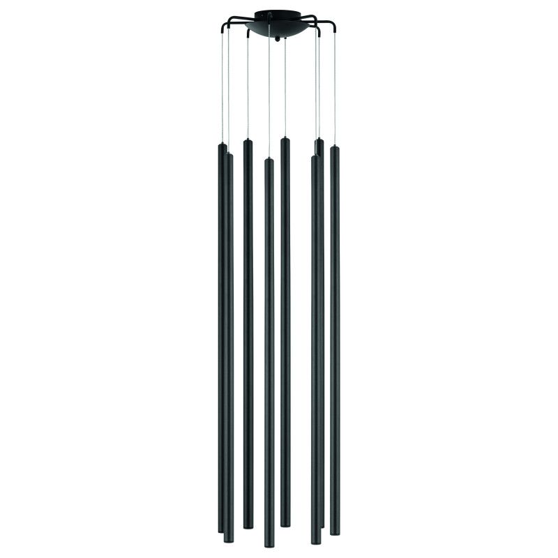 Подвесная люстра *34*81-161 см, *LED*40W, 3000K, Lightstar Tubo L8T747437, черный
