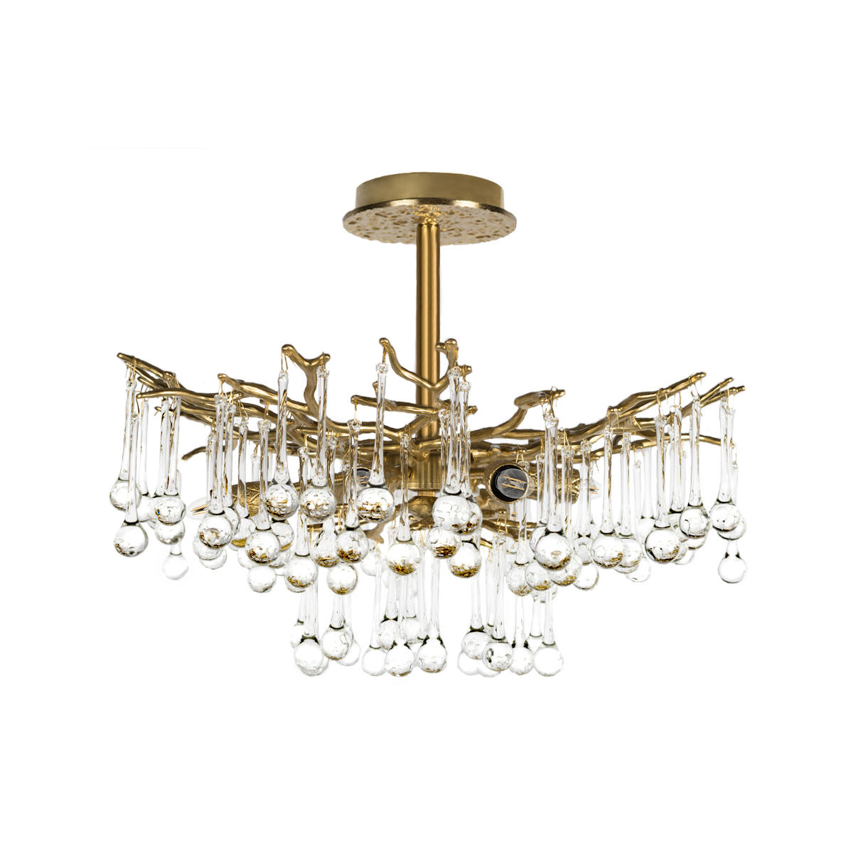 Люстра на штанге 46 см, Loft IT Coral 10351/460C AB, бронза