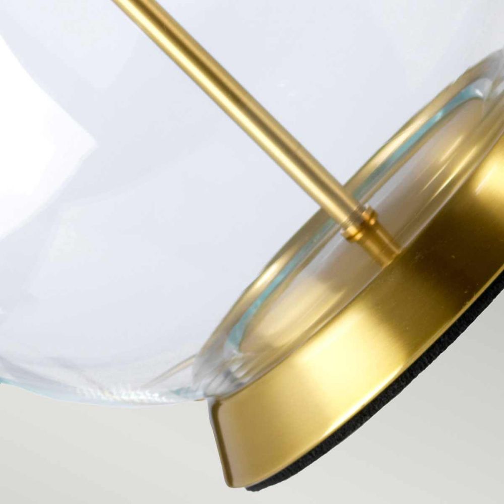 Настольная лампа Elstead Lighting, Арт. ORB-CLEAR-AB-WHT