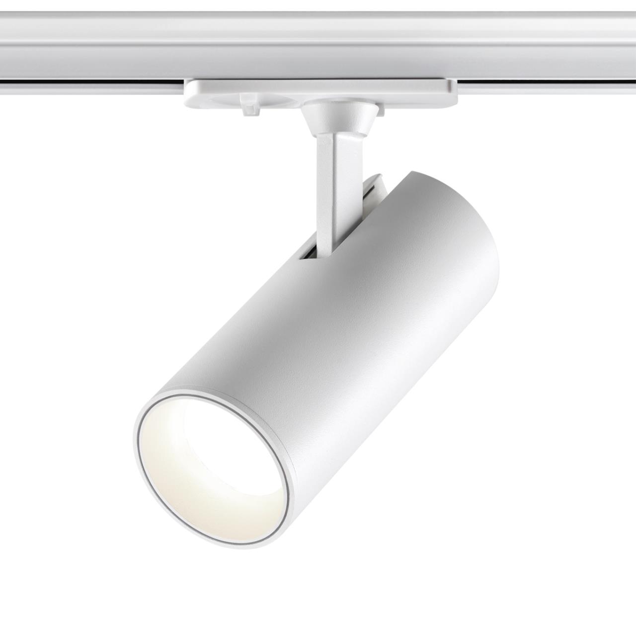 Светильник светодиодный однофазный трехжильный трековый 12,5*8,1*6 см, LED 24W*4000 К, Novotech Port Selene, белый, 359160