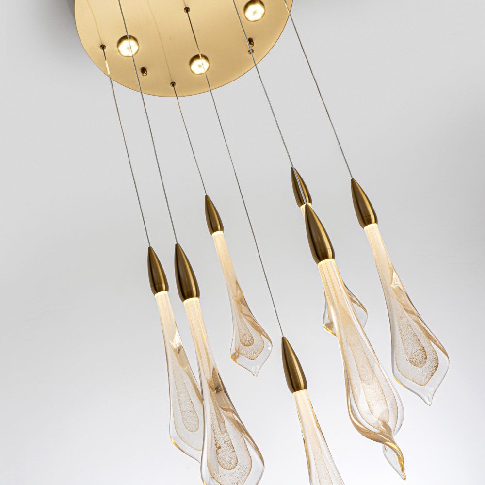 Светильник *50*153 см, LED*47W, 4000K, Modelux  ML.89181.7 BS, Латунь