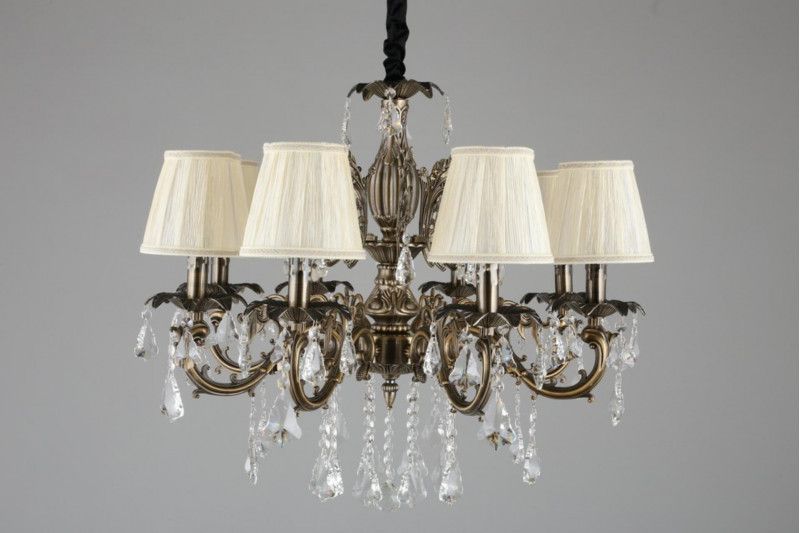 Подвесная люстра 70*64-150 см, 8*E14, 40W, Omnilux Omnilux  308 OML-30813-08, бронзовый