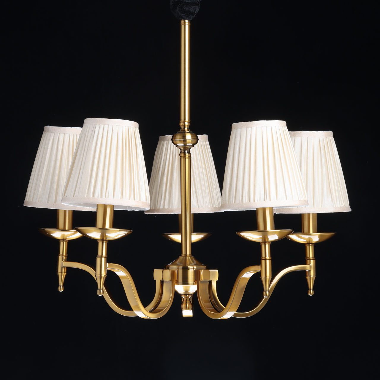 Люстра 64*153 см, 5*E14 бронза MW-Light Вирджиния 444012205