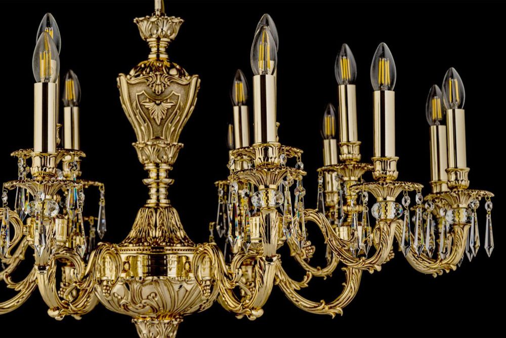 Люстра *118*53 см, 18*E14*40W, Dio D`arte Estrada Estrada E 1.1.18.600 G, Золото