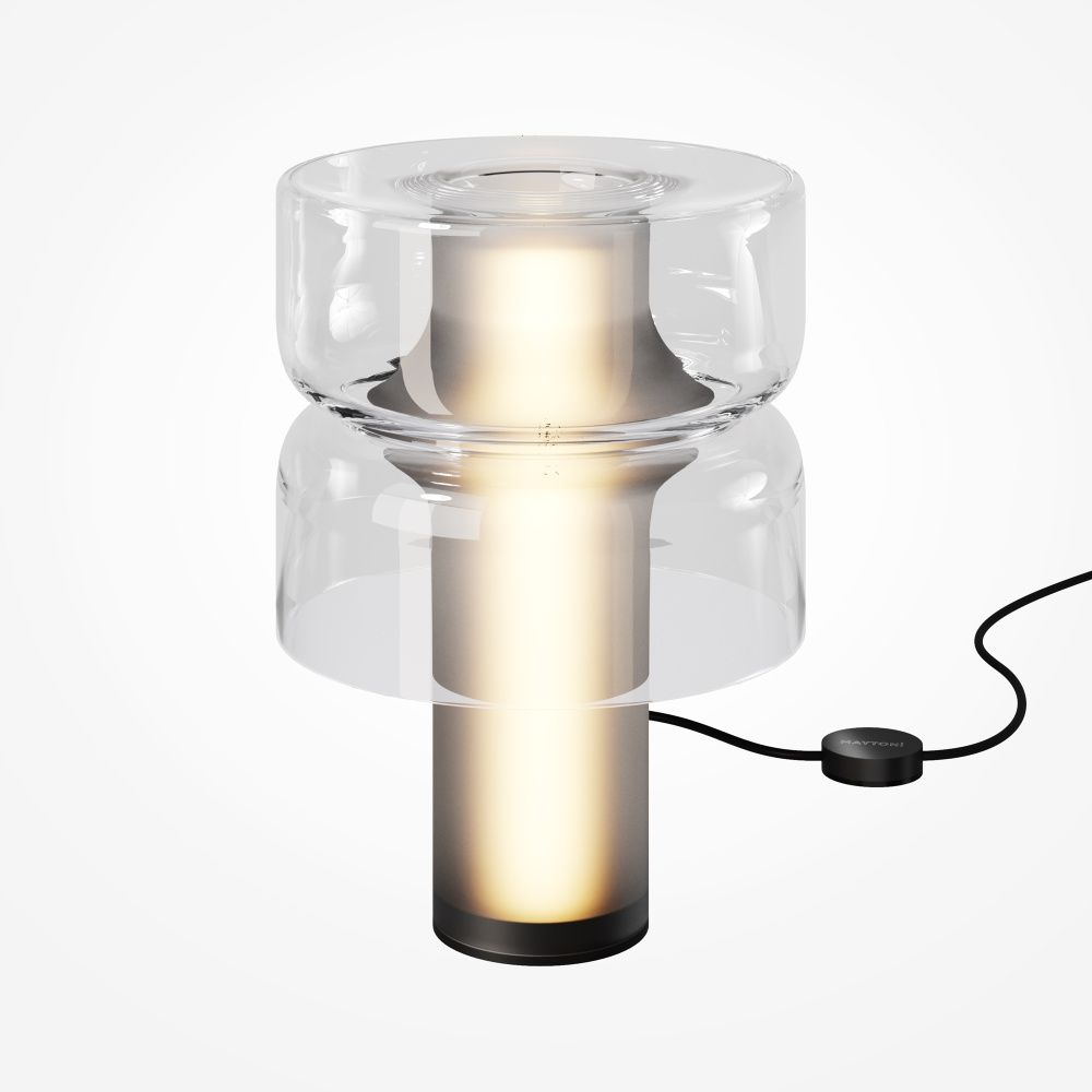 Настольная лампа *22*-31 см, *LED*9W, 3000K, Maytoni Vetro MOD485TL-L9GR3K, Серый