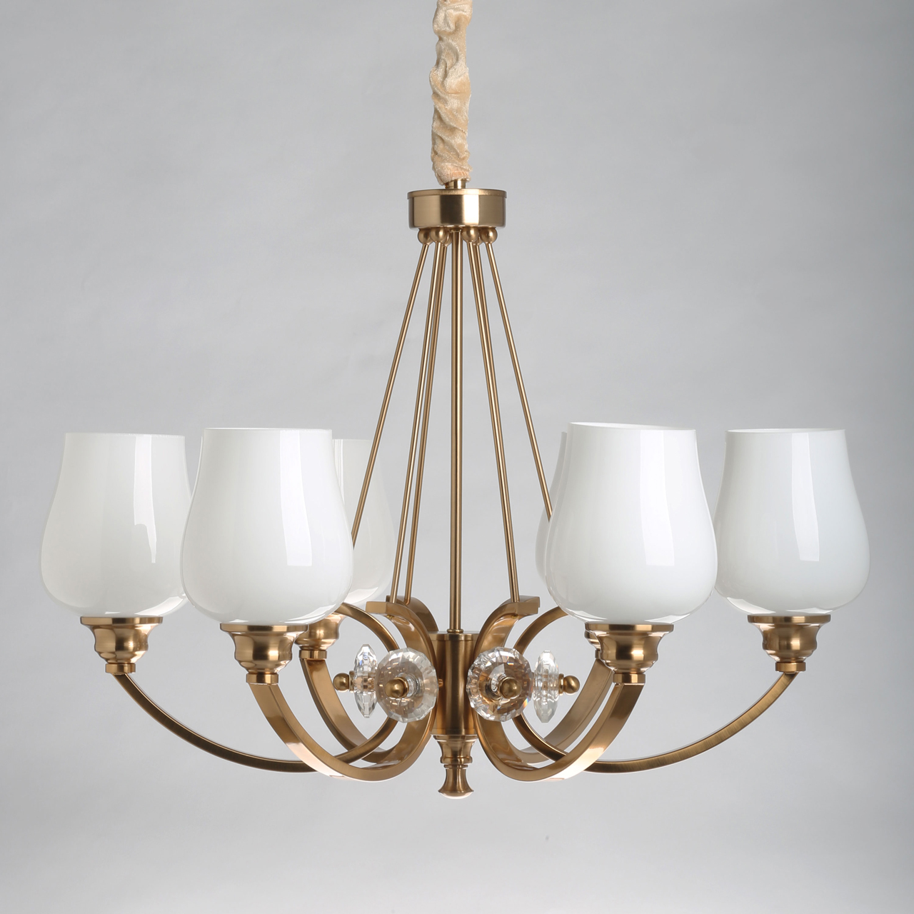 Люстра 67*110 см, 6*E27 бронза MW-Light Палермо 386017706