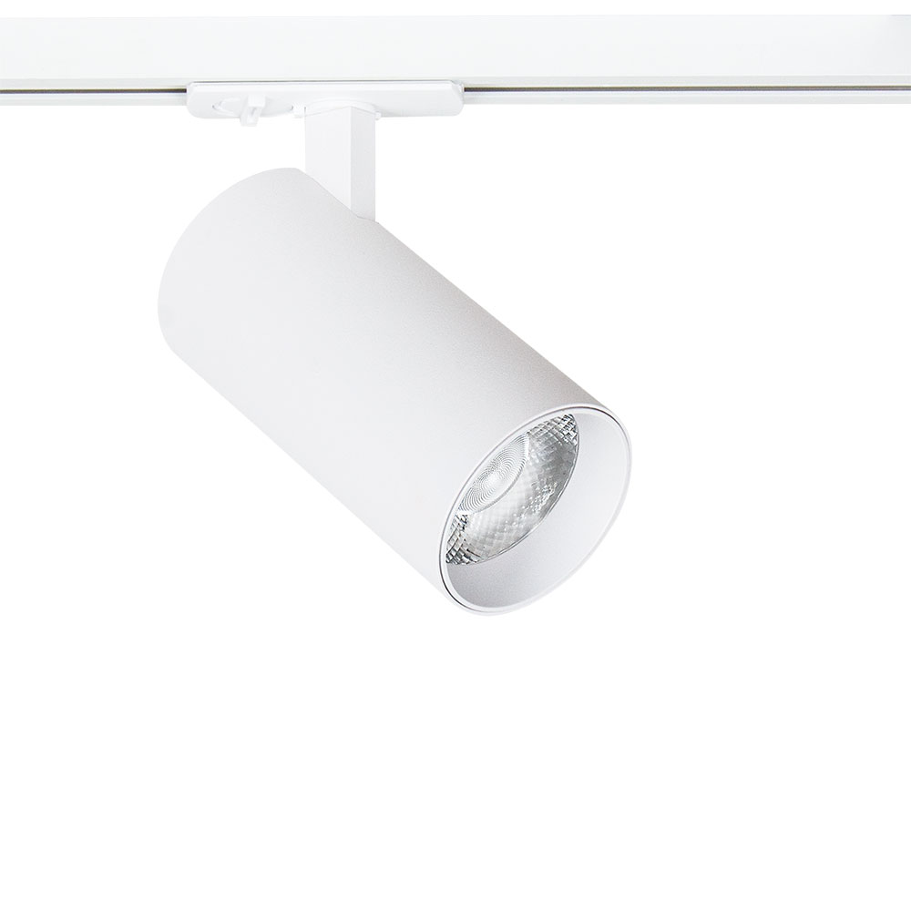 Трековый светильник *14,5*7 см, 1*LED, 20W, 3000K Arte Lamp Bene A1937PL-1WH, Белый