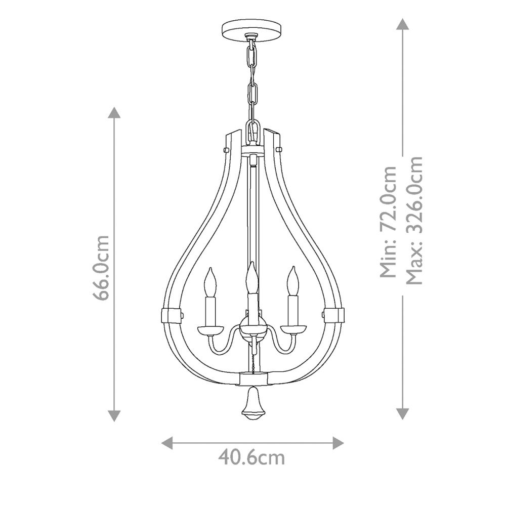 Люстра Hinkely Lighting, Арт. HK-MIDDLEFIELD3