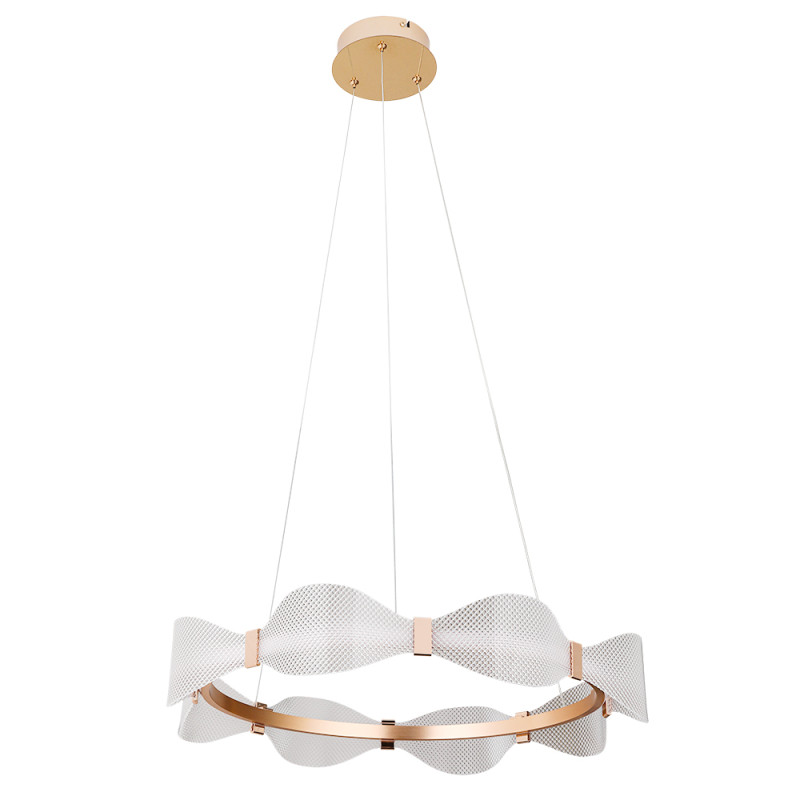 Люстра 60*11 см, 1 LED*28W, 4000 К, Arte Lamp Grace A1868SP-1PB, Латунь