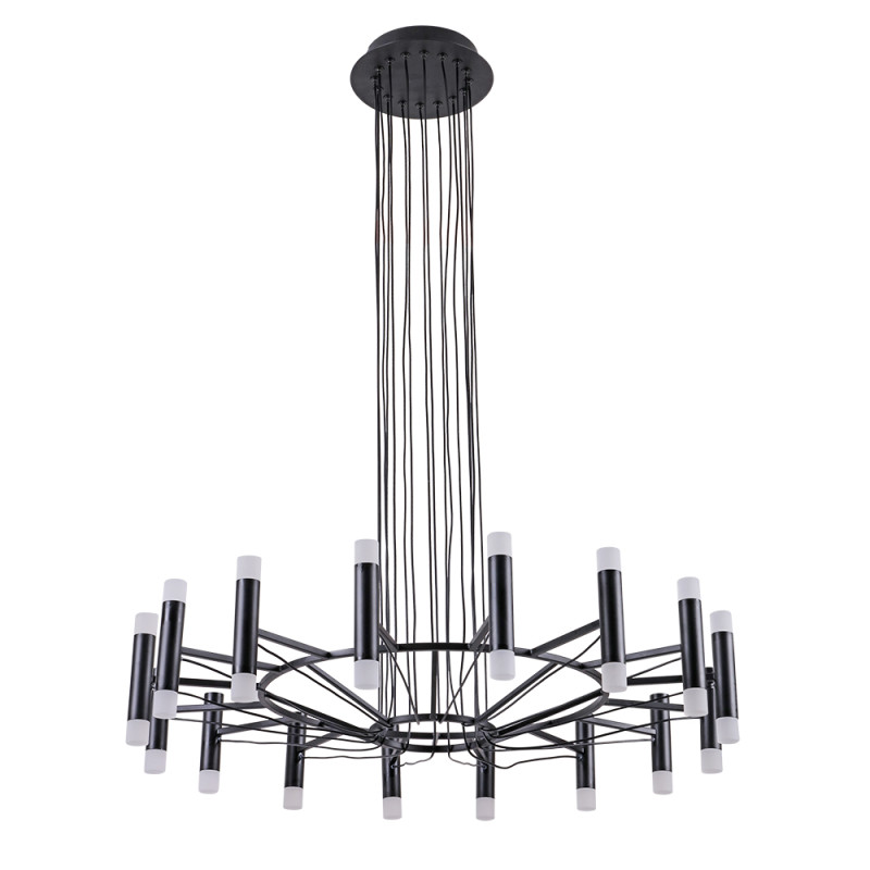 Люстра 70*15 см, 1 LED*96W, 3500 К, Arte Lamp Empire A2482SP-32BK, Черный
