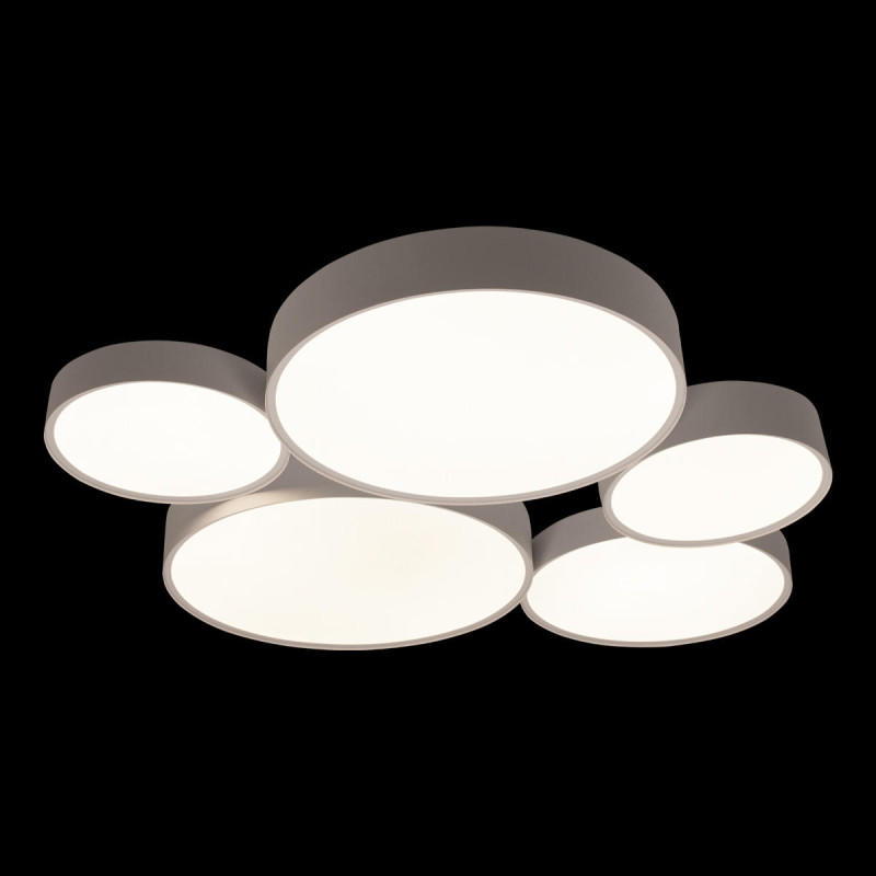 Потолочный светильник 90*10,6 см, 5*LED 4000K белый Loft It Drum 10218 White
