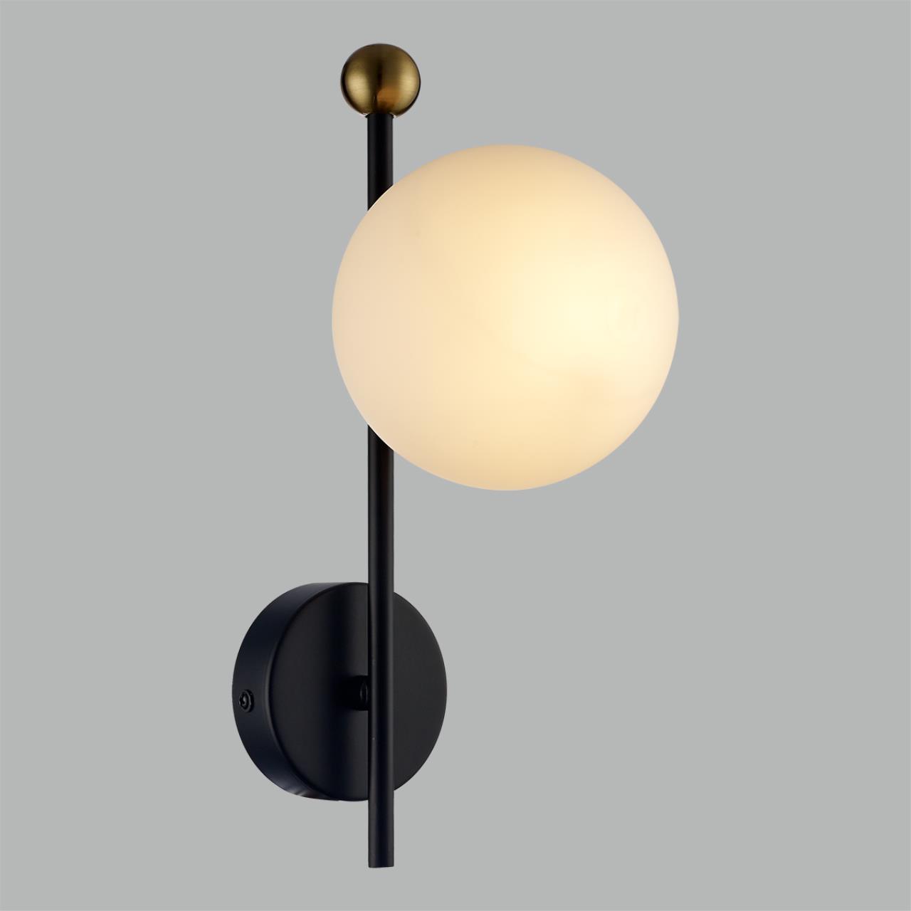 Светильник настенный 17*12*30 см, 1*E14 Lumion Melody 6581/1W черный, золотой