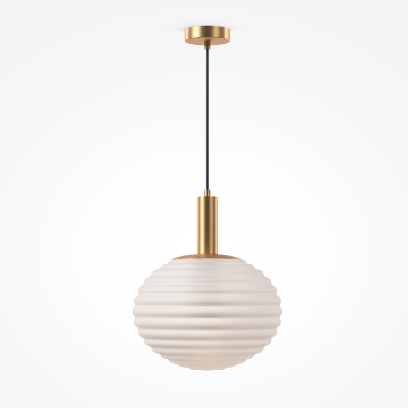 Подвесной светильник 32*32*343 см, 1*E27, 60W, Maytoni Reels MOD268PL-01G золото матовое