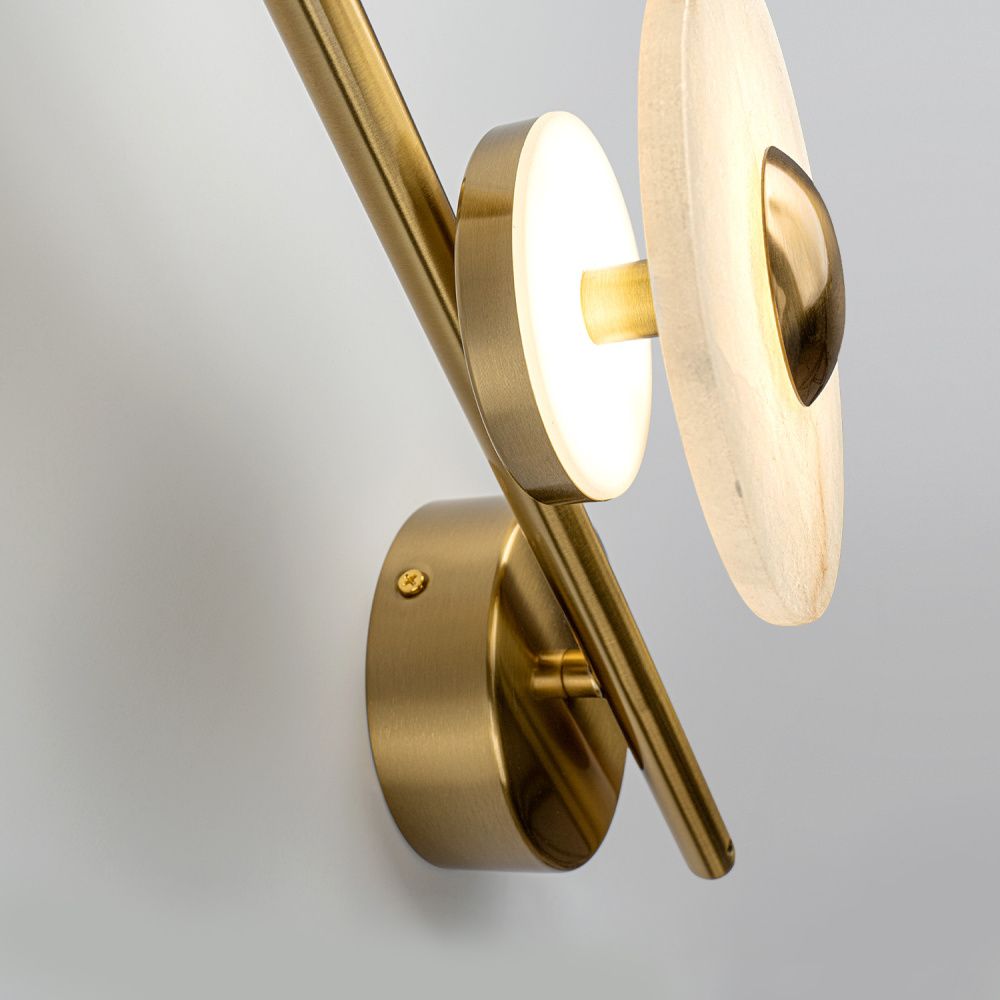 Бра 20*11,5*-65 см, *LED*8W, 4200K, Modestyle  MS.1605.650 BS, Латунь