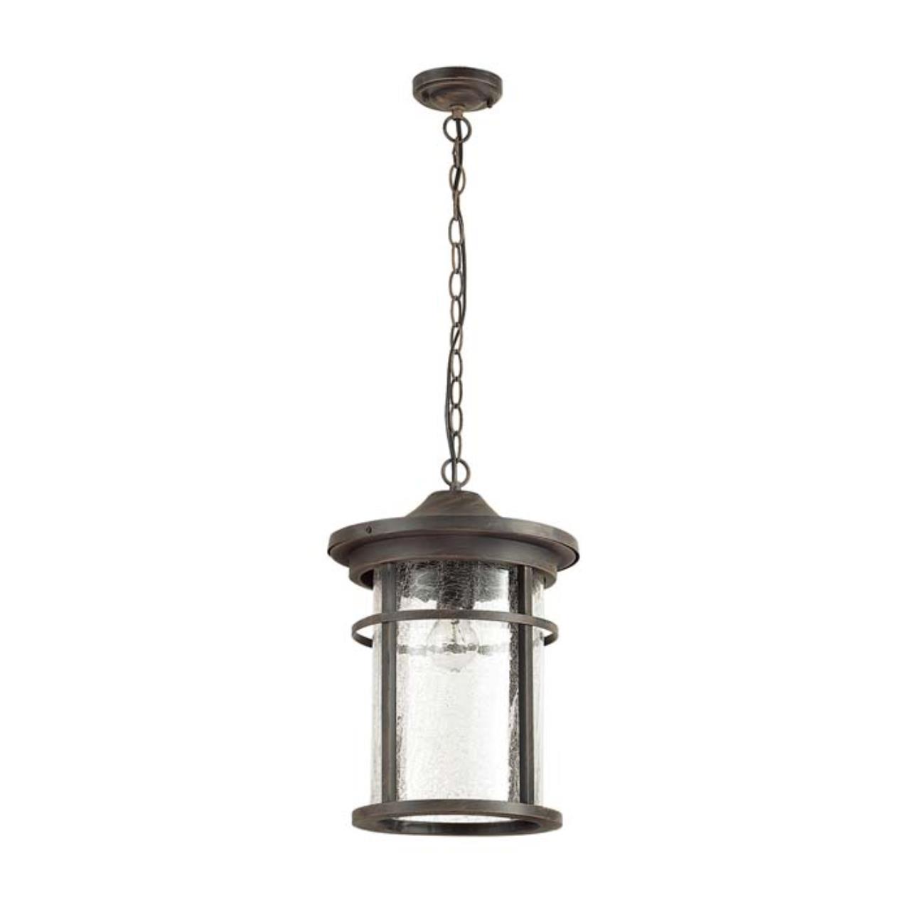 Уличный подвесной светильник Odeon Light Virta 4044/1 черный/патина