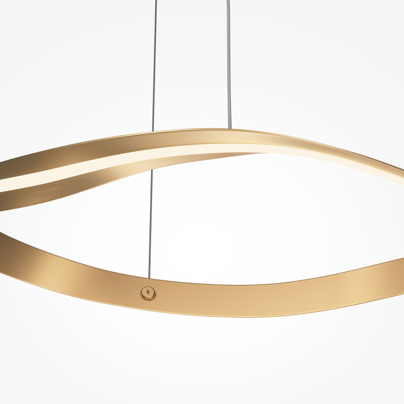 Подвесной светильник 115*35,5*329 см, LED, 34W, 3000К, Maytoni Plons MOD283PL-L34BS3K латунный