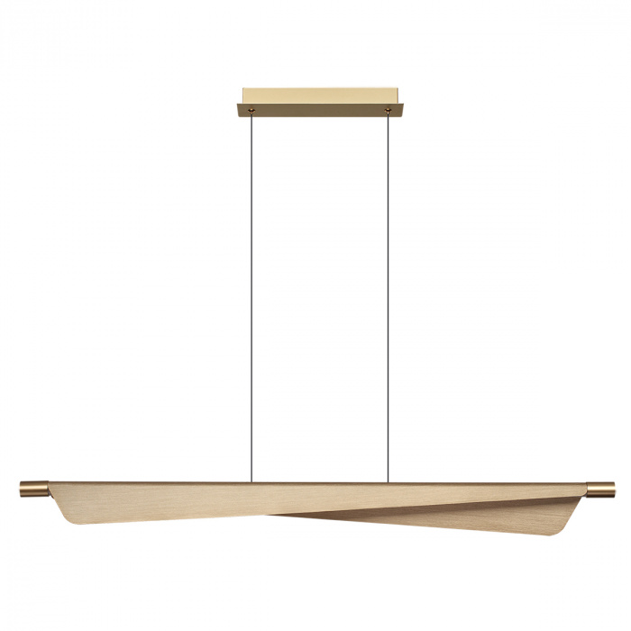Светильник 127 см, 24W, 3000K, Odeon Light 7017/24LB, брашированная латунь