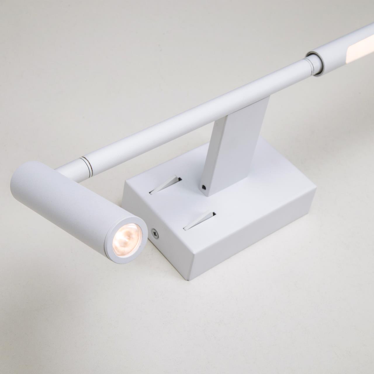 Бра 8*13*57 см, LED 6Вт+3ВтW, 3000К, Белый LEDtrec LT7181 WH