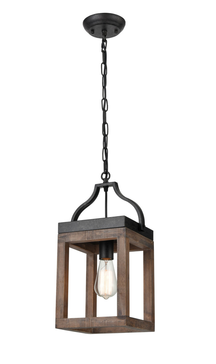 Подвесной светильник 20*20*152 см, 1*E27 античный черный Vele Luce Edward VL6002P01