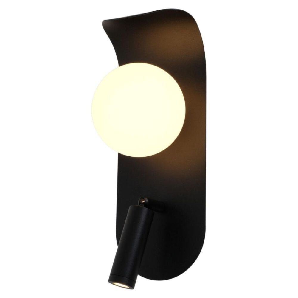 Настенный светильник 29 см, G9, LED, 8W, 3000K, Aployt Zofka APL.345.01.02, черный