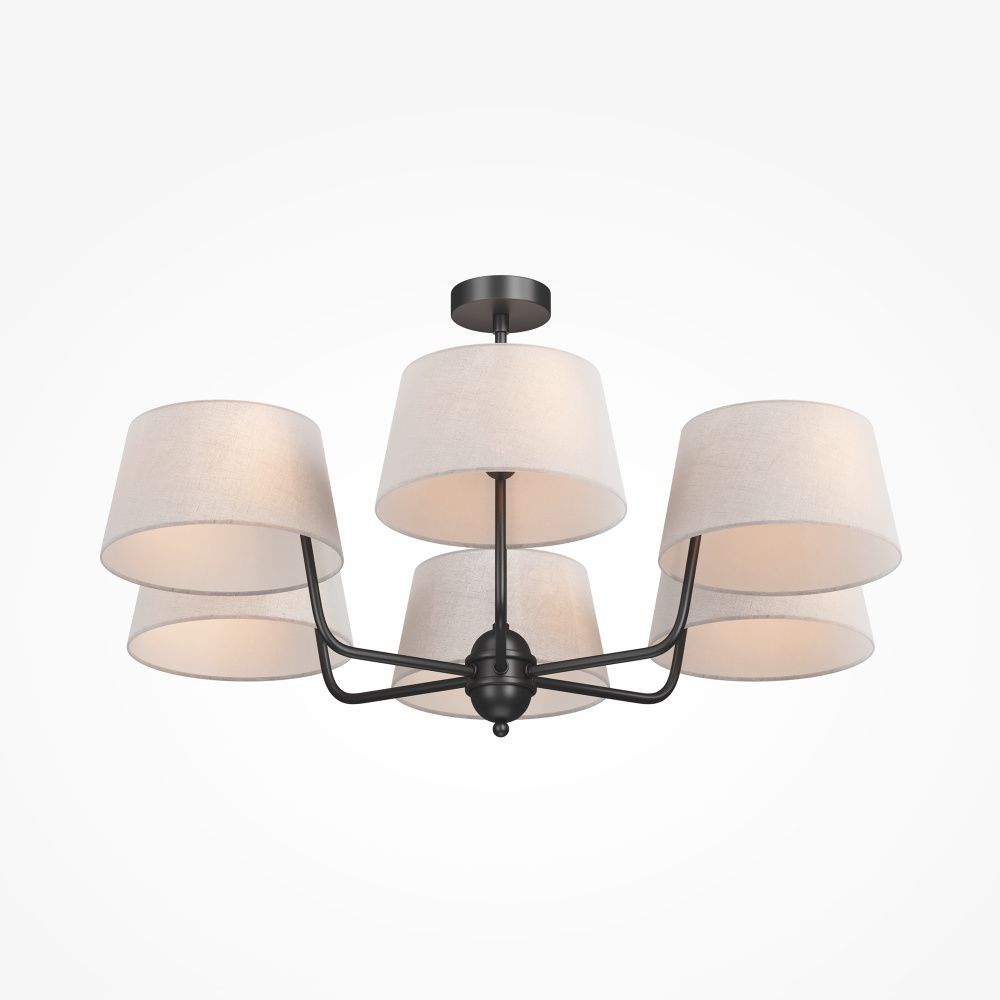 Подвесной светильник Maytoni MOD360PL-06B **45,5-105,5 см, 6*E14*40W, K, Maytoni Modesto MOD360PL-06B, Черный