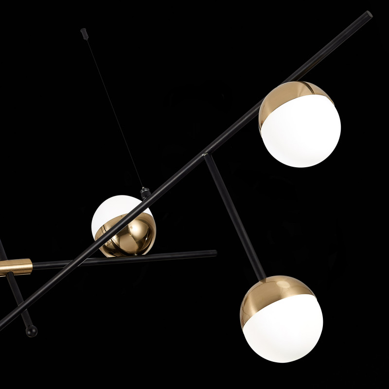 Люстра потолочная 164*20 см, ST LUCE ALBERO SL1507.422.06 Черный