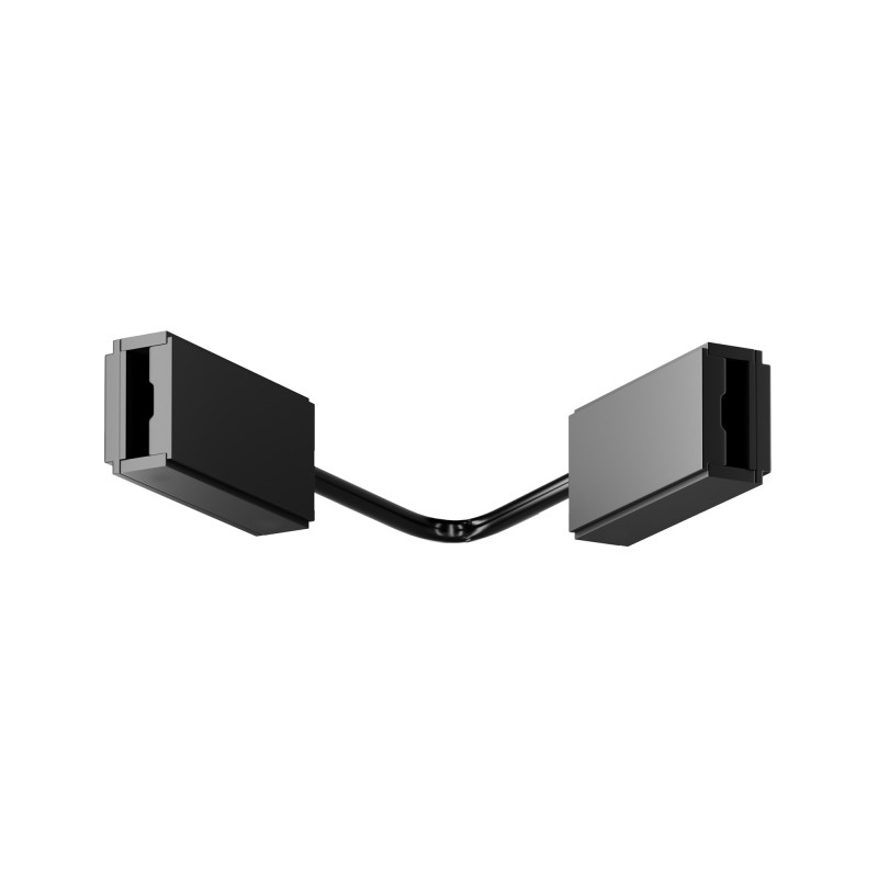 Коннектор питания гибкий Flexity 1,3*4,2*2,1 см, Maytoni Technical Accessories for tracks Flexity TRA200CPC-11B-10 черный