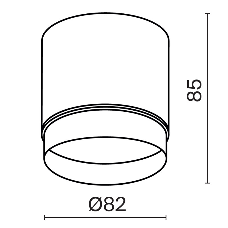 Потолочный светильник 8,2*8,5 см, 1 GX53*15W Polar C088CL-GX53-B Maytoni Ceiling & Wall, Черный