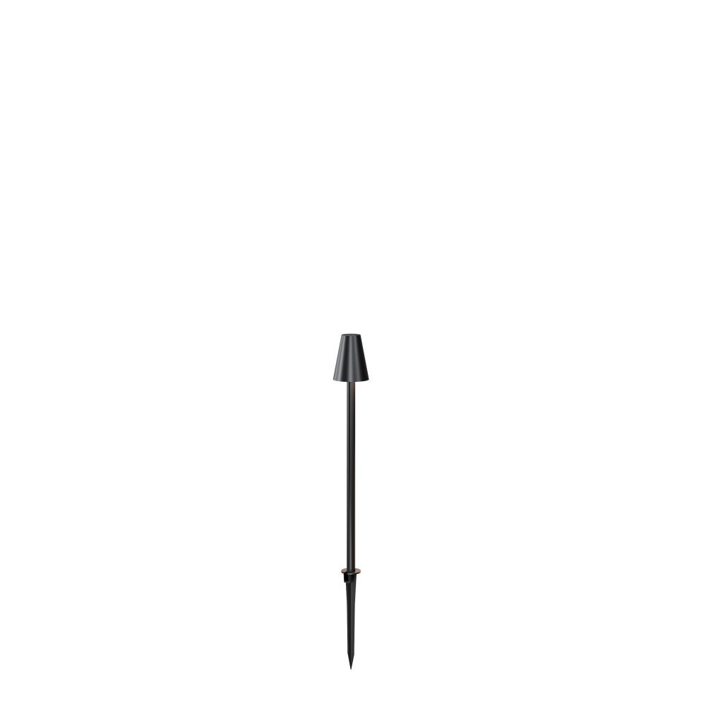 Ландшафтный светильник *4,6*-30 см, *LED*1,5W, 3000K, Maytoni Outdoor Cane O504FL-L1B3K, Матовый Черный