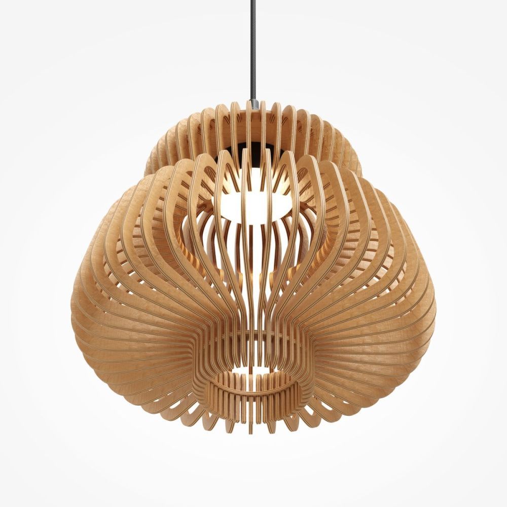 Подвесной светильник 35 см, 14W, 2700-4000K, Maytoni Namiki MOD465PL-L12BK1, черный