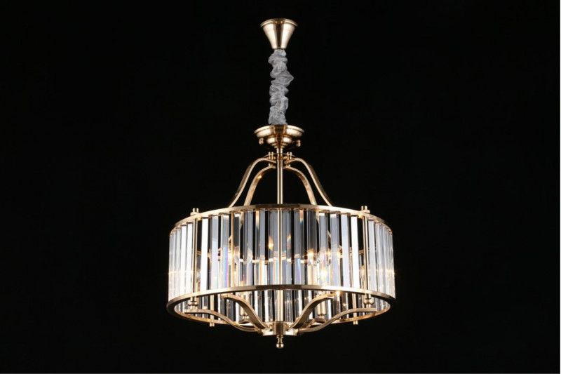 Подвесная люстра 60*60-158,5 см, 6*E14, 40W, Aployt Romen APL.809.03.06, золотой
