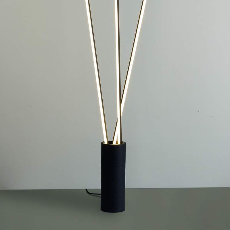 Торшер *11*180 см, LED *  60W, 3000К Mantra Vertical 7348, черный