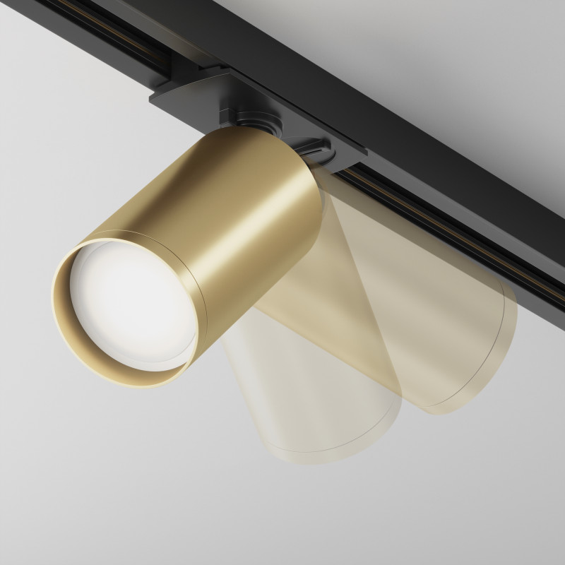 Светильник 5 см, Maytoni Focus S TR020-1-U-GU10-BMG, черный-матовое золото