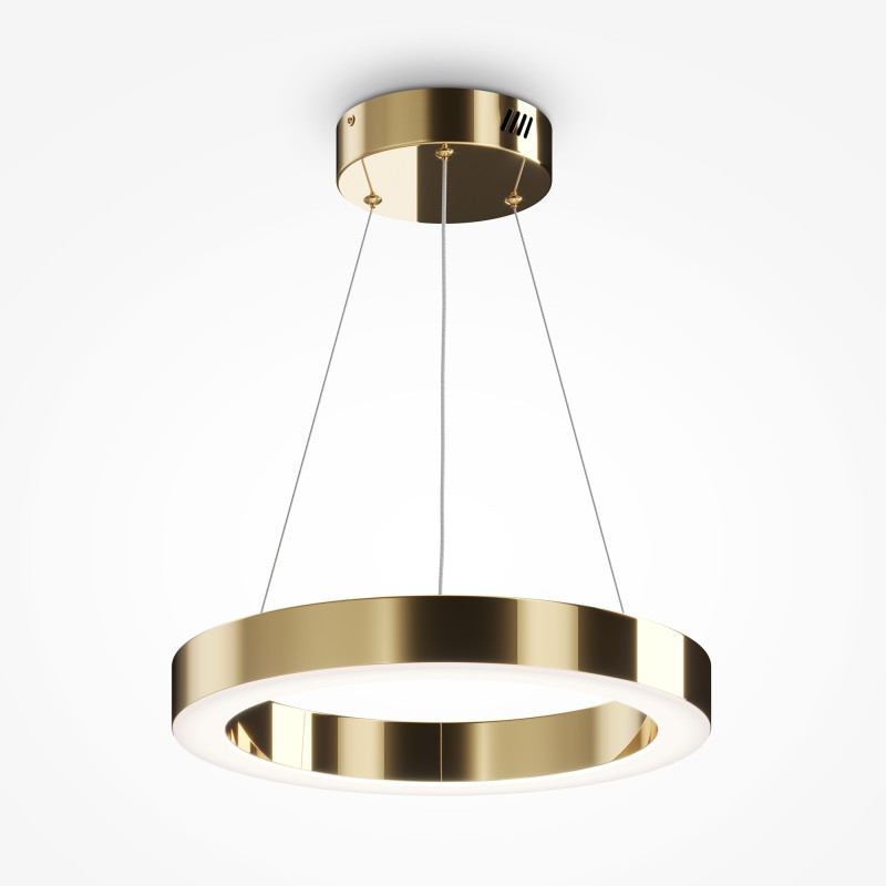 Светильник 40 см, 36W, 4000K Maytoni Saturno MOD415PL-L36BS4K, латунь