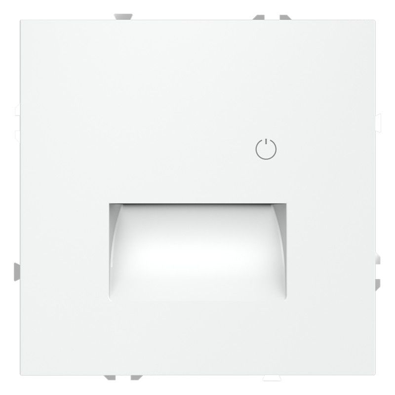 Подсветка светодиодная встраиваемая Voltum S70 с датчиком, белый матовый пластик Soft touch VLS070702