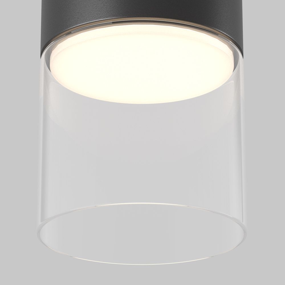 Светильник  C094CL-GX53-B 8,5*8,5*-12 см, 1*GX53*12W, K, Maytoni technical Glory C094CL-GX53-B, Черный