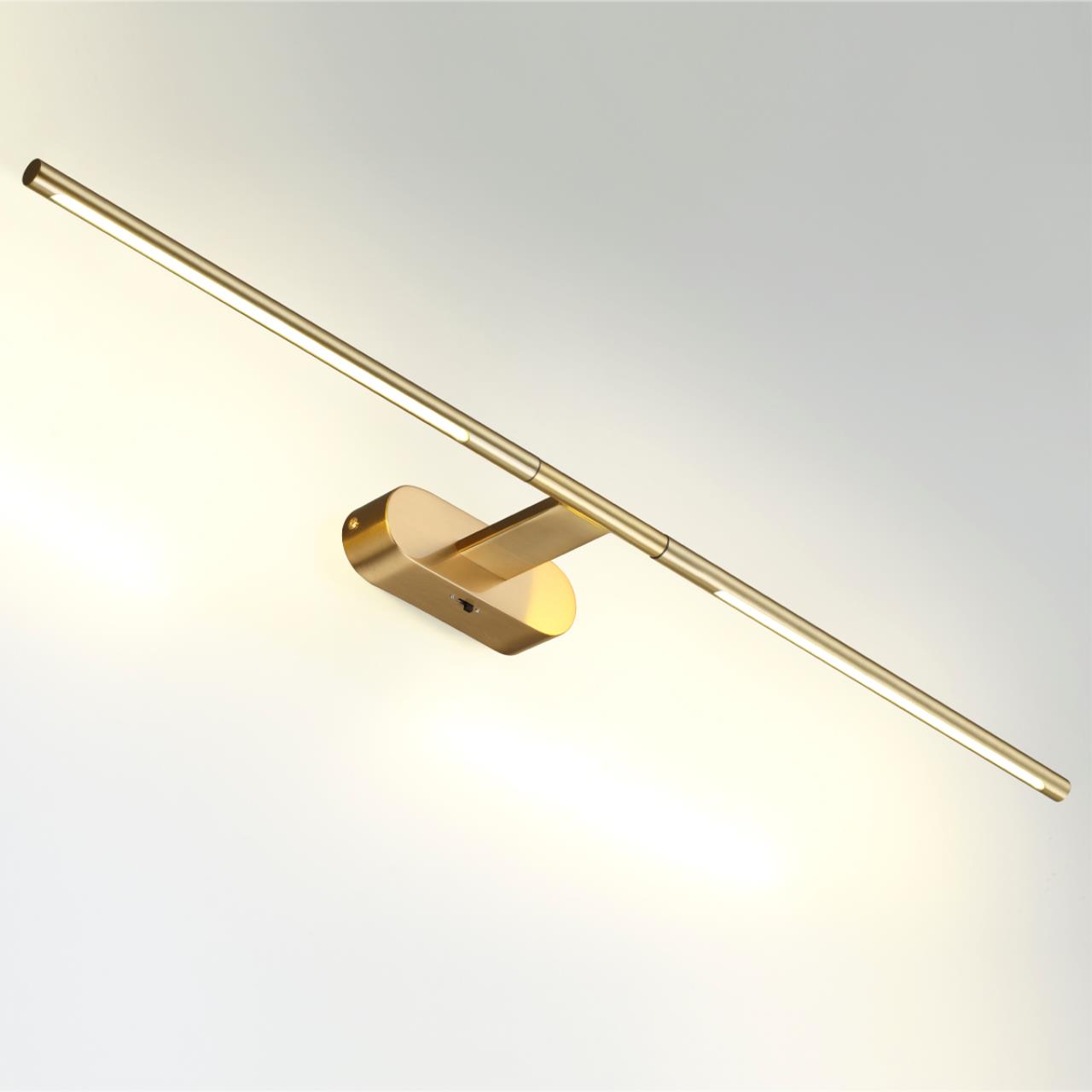 Настенный светильник 80*5 см, LED 12W 3000/4000/6000K античная бронза Odeon Light Aledo 6635/9WL