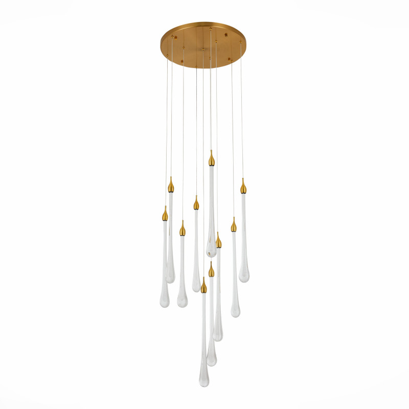 Светильник подвесной 50 см, 27W 4000K ST LUCE Faenza SL6103.203.09 Золотистый