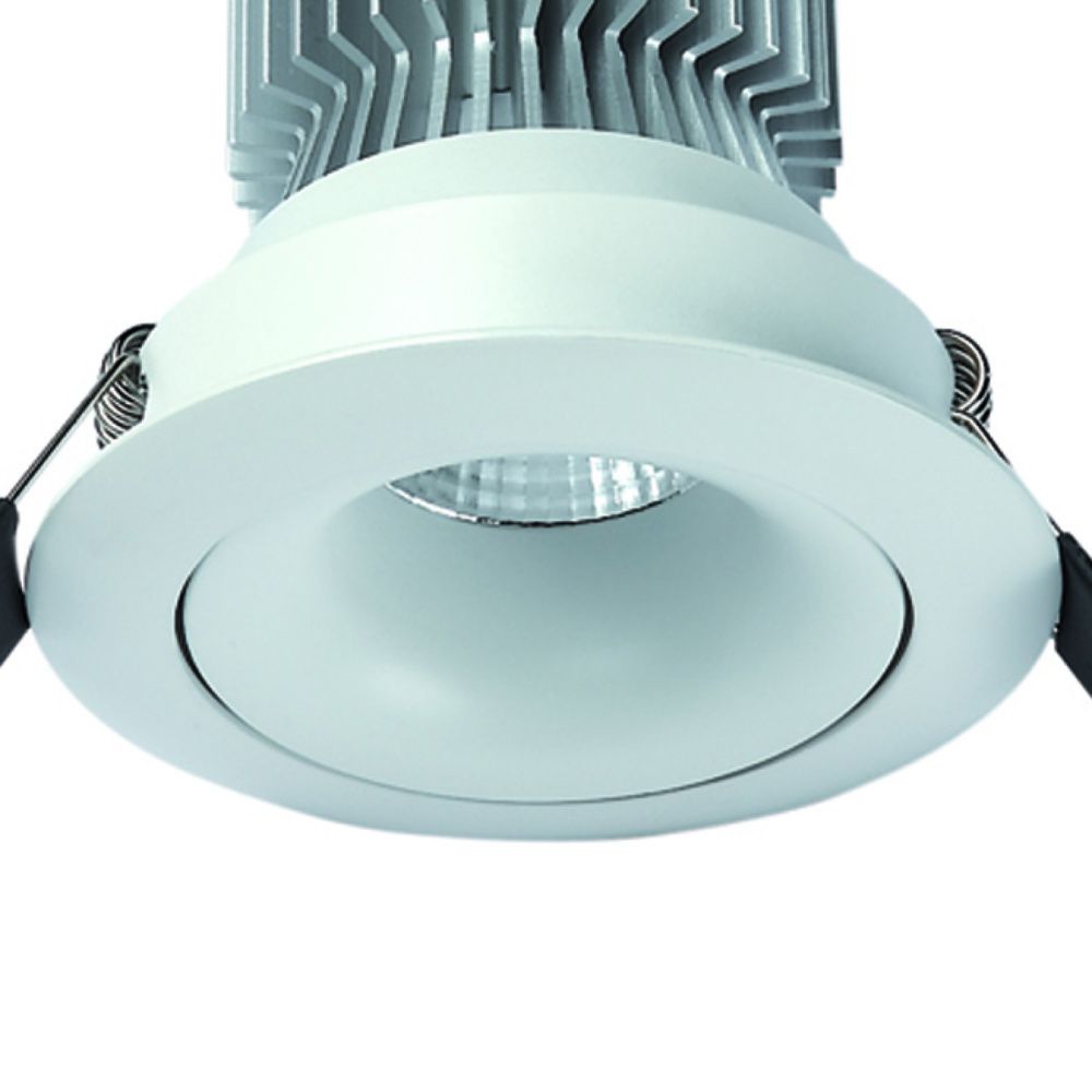 Светильник встраиваемый 8*7 см, вр 7 см, *LED*7W, 3000K, Mantra Formentera MANC0075, матовый белый