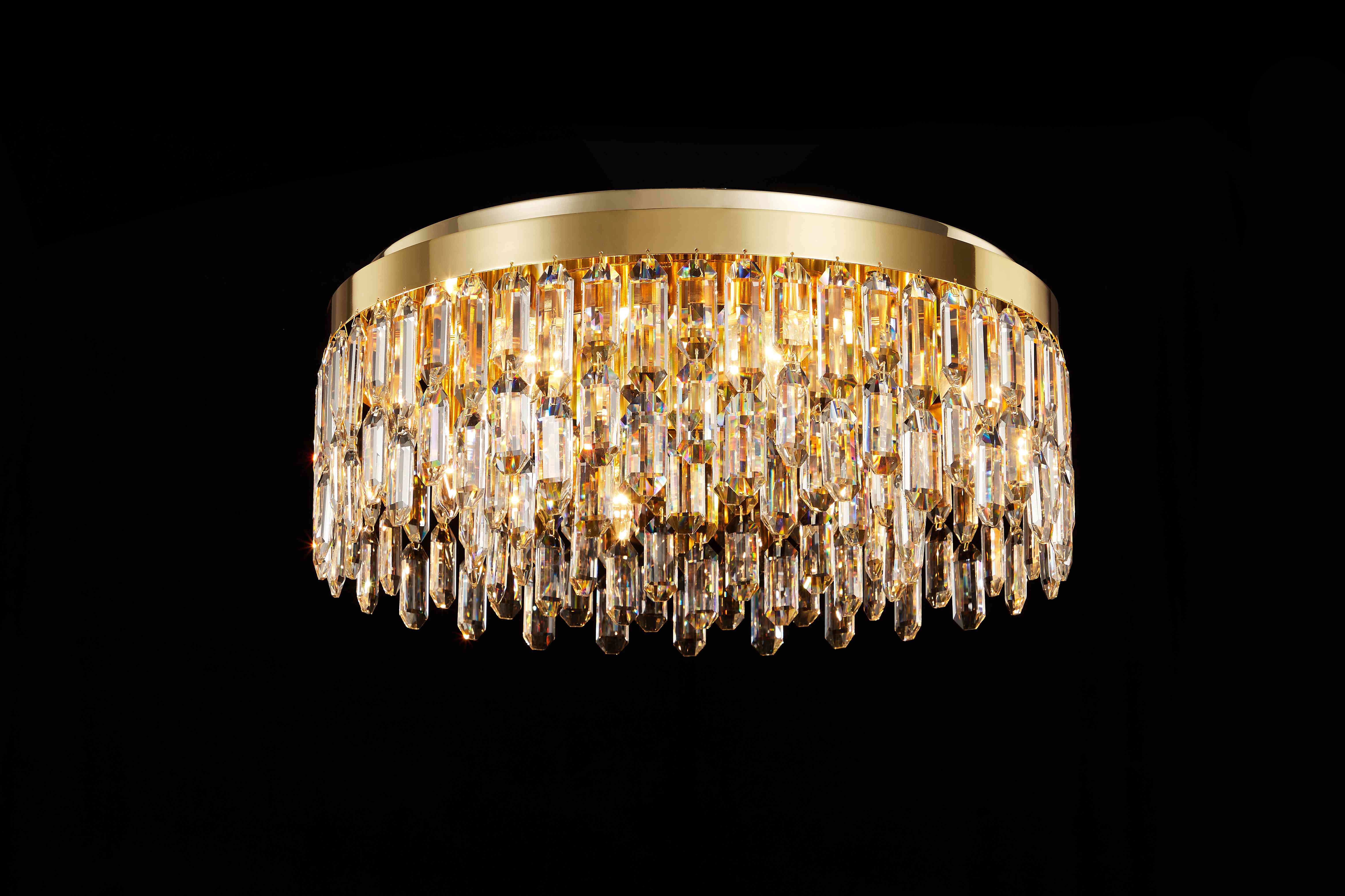 Люстра  600*250, 8*E14, 40W NewRgy Cristallo F6-ф600*H250 H GOLD, H GOLD