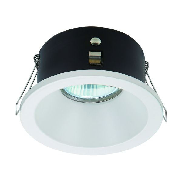 Светильник встраиваемый 8,5*4,5 см, вр 7,5 см, 1*GU11*12W, K, Mantra Comfort Ip65 MAN6810, чёрный