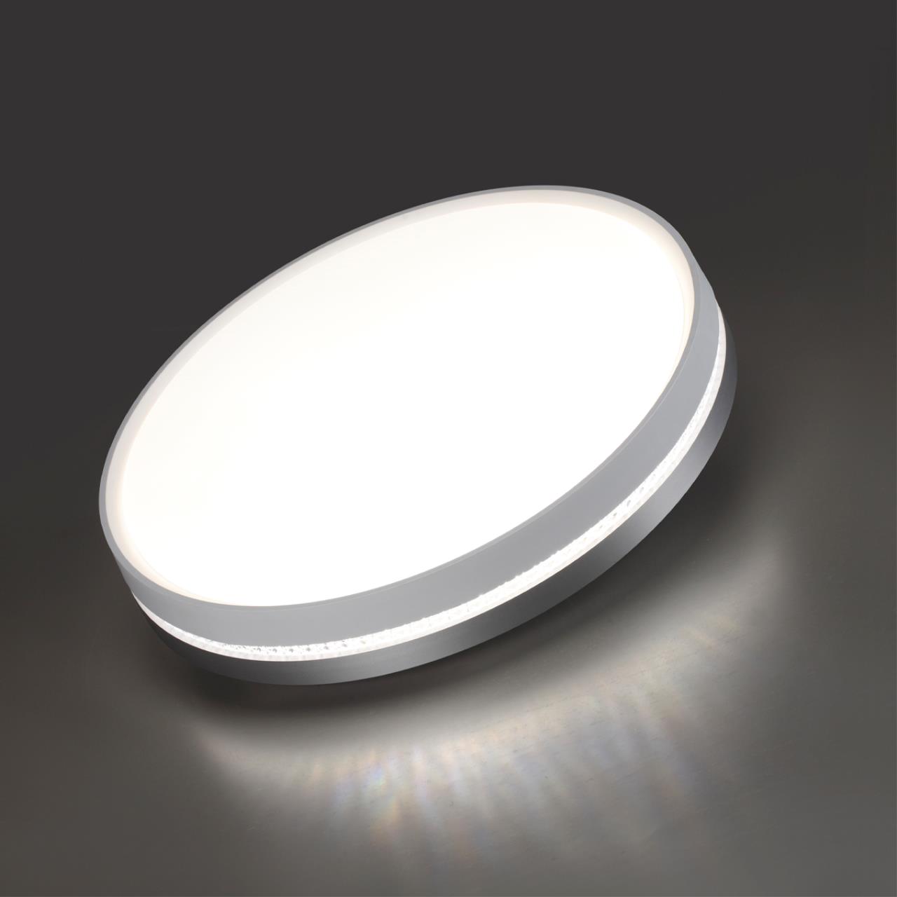 Светильник *41,5*9,7 см, LED 1*48W, 4000 К, Sonex Nohava Grey 7670/DL, белый/серый