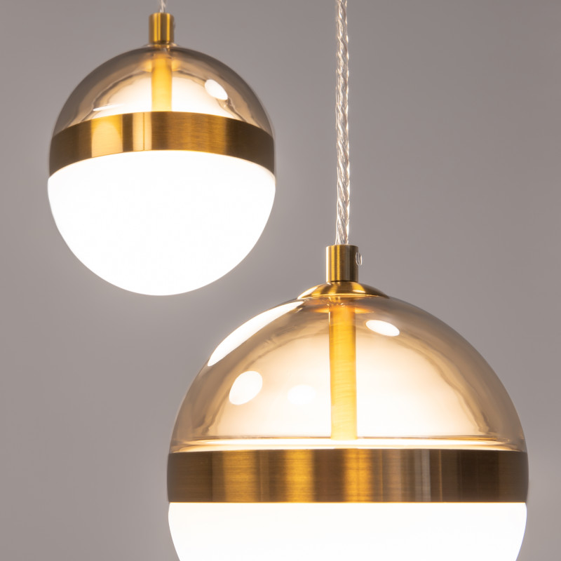 Светильник 58 см, 120W, 3000K, Maytoni Area MOD295PL-L120BBS3K, черный-латунь