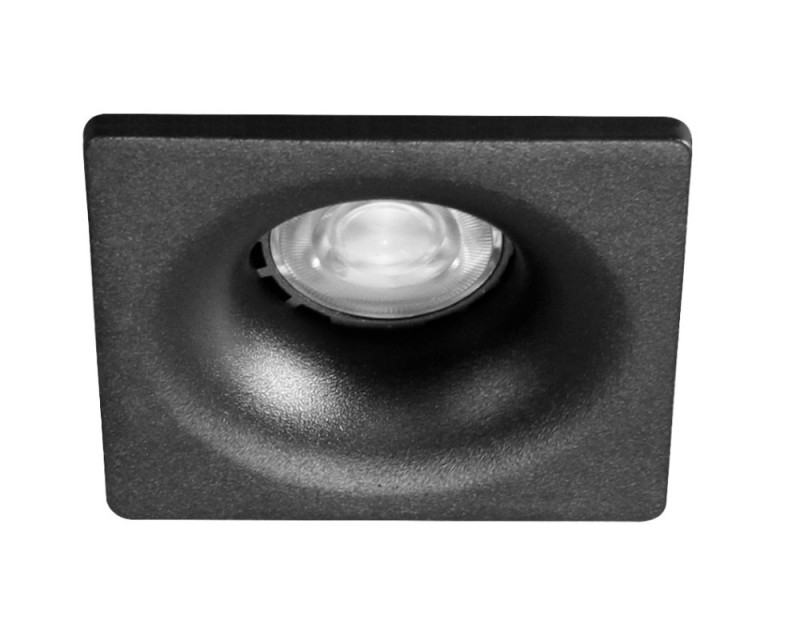 Светильник встроенный 8.5/7.5 см, GU10, IP20 Crystal Lux CLT 003C1 BL Черный