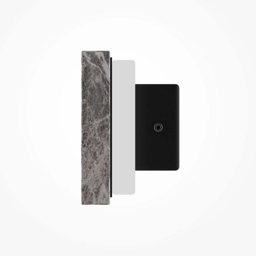 Настенный светильник 30 см, 8W, Maytoni Basic Texture MOD461WL-L8GRK, серый