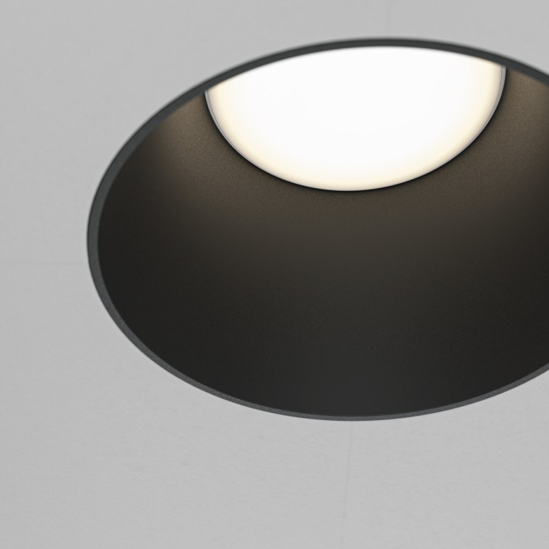 Светильник 14 см, Maytoni Downlight Share DL051-01-GU10-RD-WB, черный