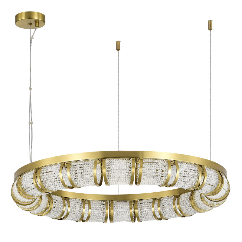 Светильник 80 см, 50W, 3000K, ST Luce Esme SL6011.303.01, латунь